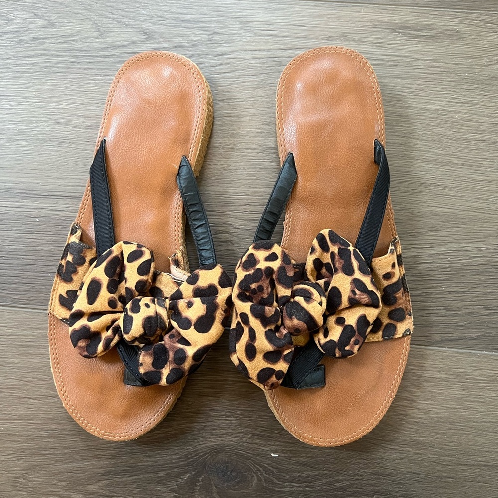 Leopard Sandals